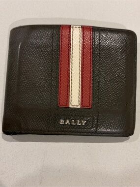 Bally Brown Ribbon Bifold leather Wallet